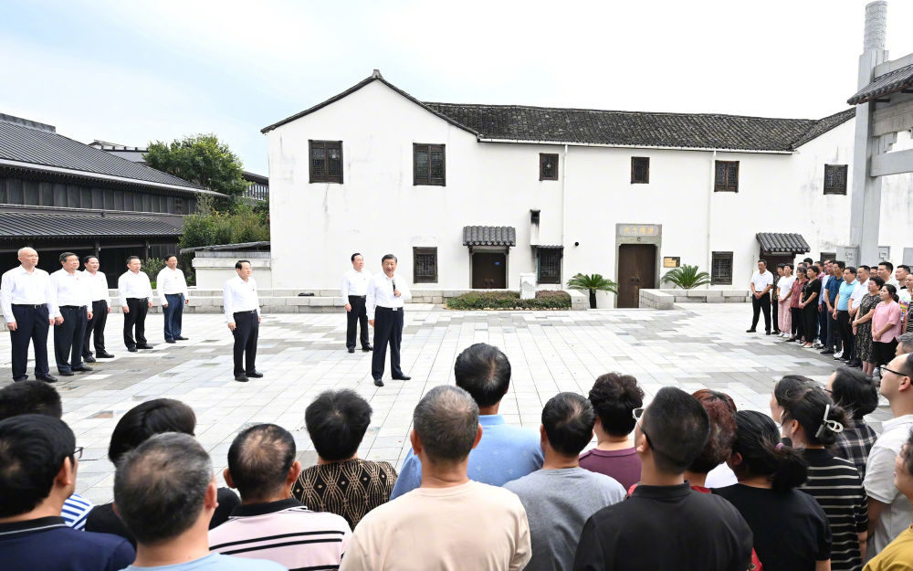 Xi Jinping auf Inspektionsreise in Shaoxing