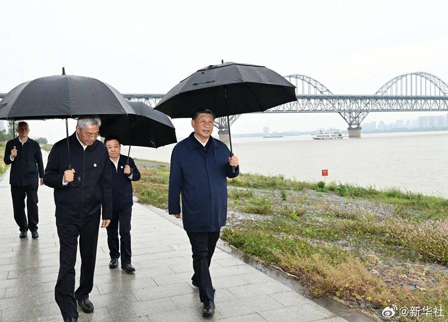 Xi Jinping besucht Jiujiang in Jiangxi