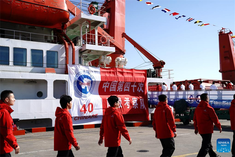 China startet 40. Wissenschaftsexpedition in der Antarktis