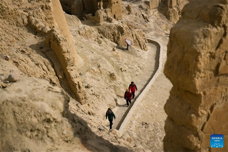 Ruinen des Guge-Königreichs im westchinesischen Xizang