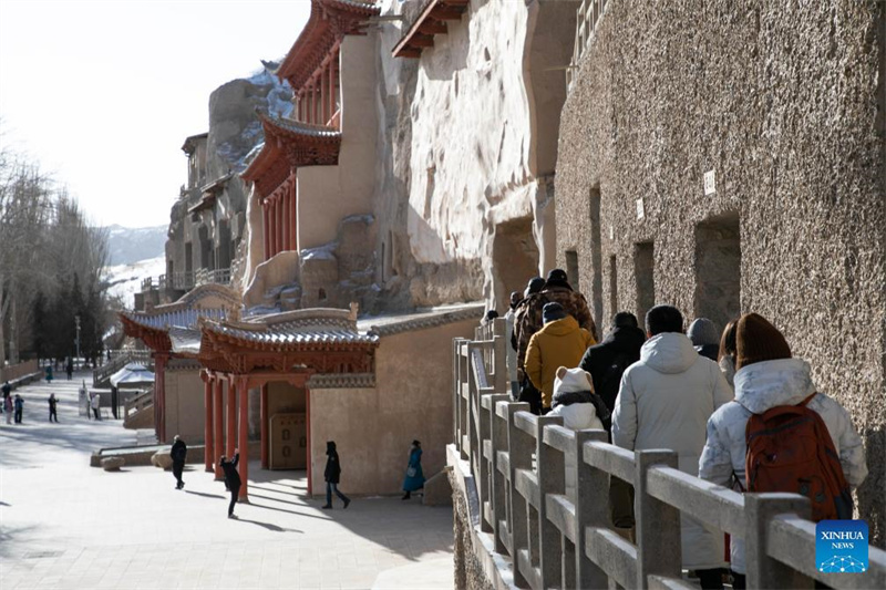 Abschnitt der alten Seidenstraße in Gansu lockt Touristen an