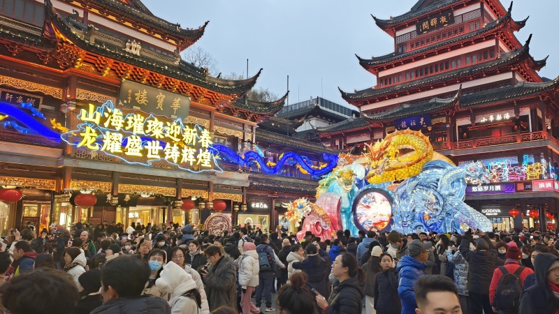 Laternenfest 2024 im Yu-Garten in Shanghai