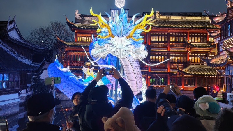 Laternenfest 2024 im Yu-Garten in Shanghai