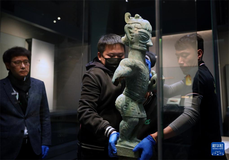 Sanxingdui feiert mit „nationalen Schätzen“ in Shanghai sein Debüt