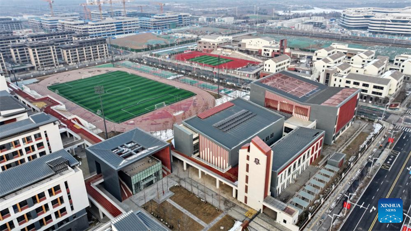 Einhundert Kilometer entfernt von Beijing wird die neue Stadt Xiong'an schnell Realität