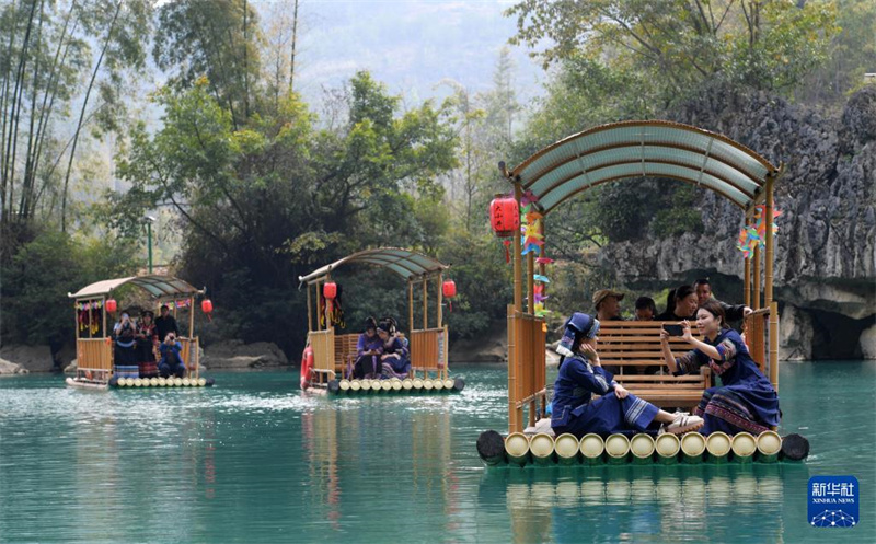 Entwicklung des ländlichen Tourismus im Dorf in Guizhou