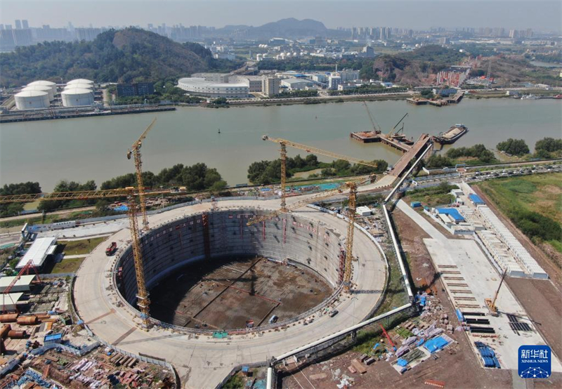 Der Bau des Kanals Shiziyang in der GBA schreitet reibungslos voran