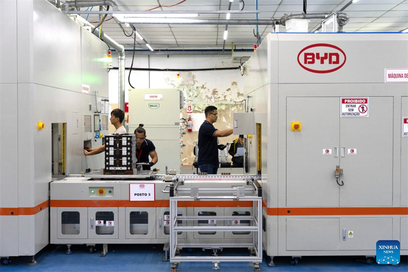 BYD gibt Einblicke in seine Batteriefabrik im brasilianischen Manaus