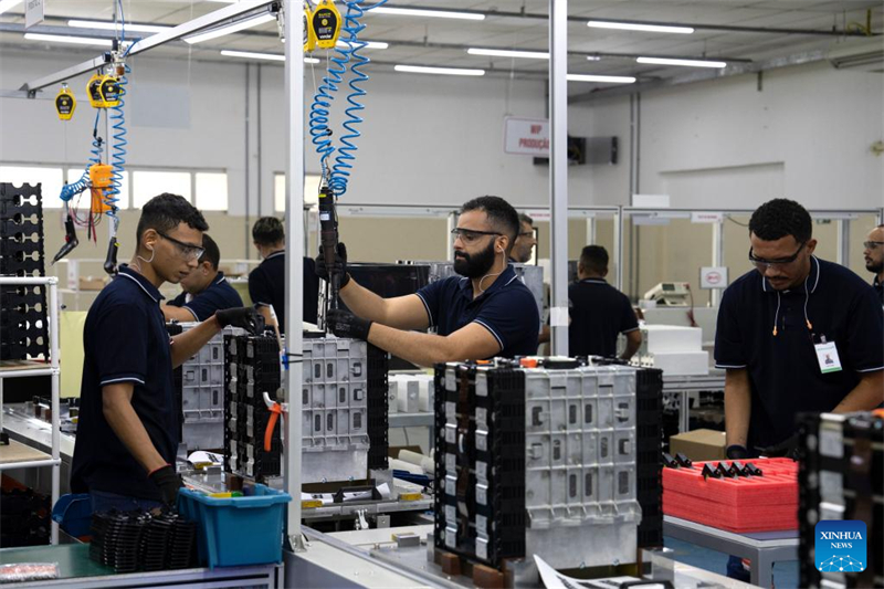 BYD gibt Einblicke in seine Batteriefabrik im brasilianischen Manaus
