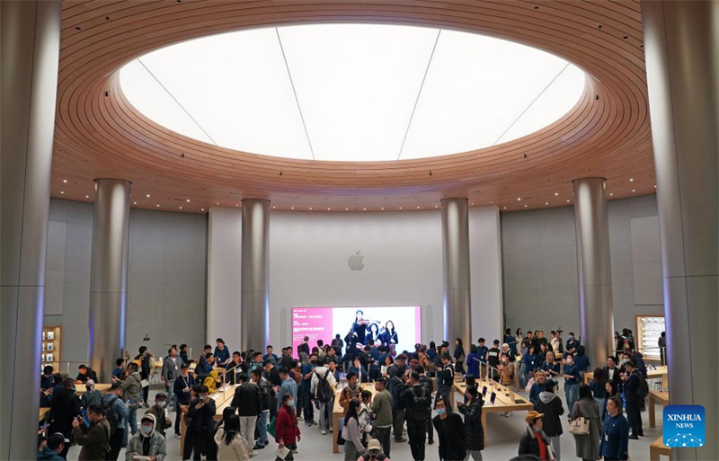 Apple eröffnet in Shanghai die größte Einzelhandels-Filiale auf dem chinesischen Festland