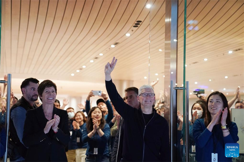 Apple eröffnet in Shanghai die größte Einzelhandels-Filiale auf dem chinesischen Festland