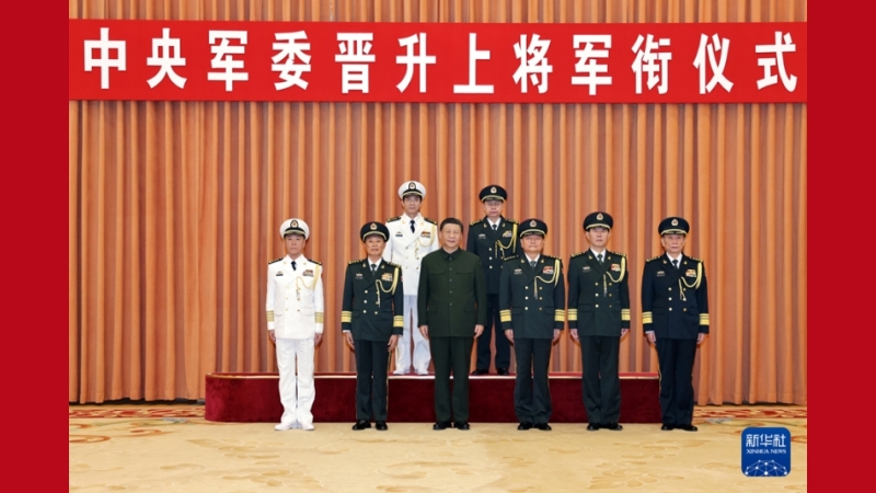 Xi Jinping befördert zwei hohe Offiziere zu Generälen