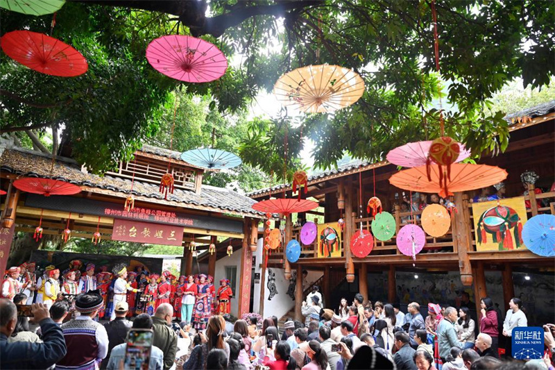 Das Sanyuesan-Fest wird in Guangxi gefeiert