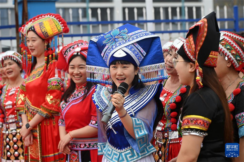 Das Sanyuesan-Fest wird in Guangxi gefeiert