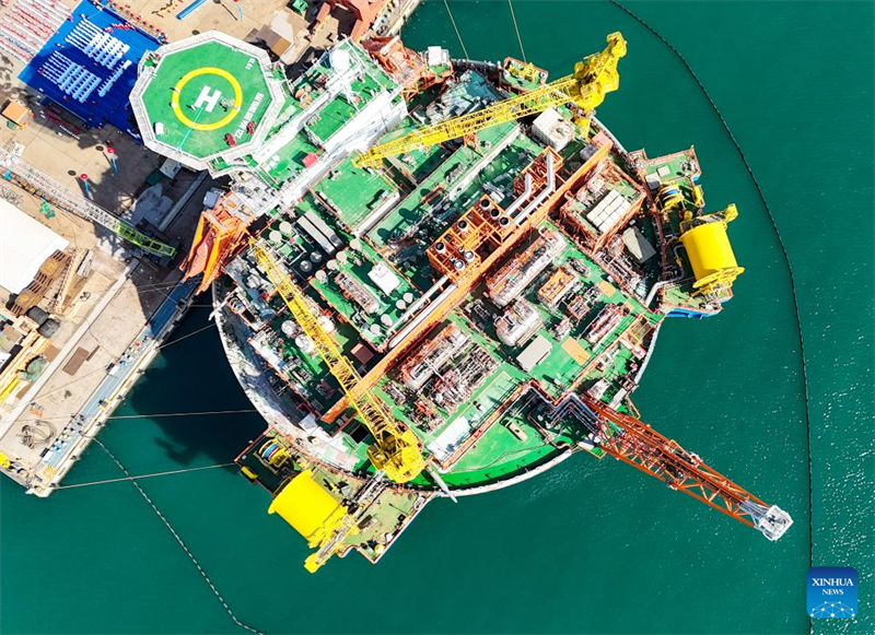 Asiens erste zylindrische FPSO-Anlage in Ostchina fertiggestellt