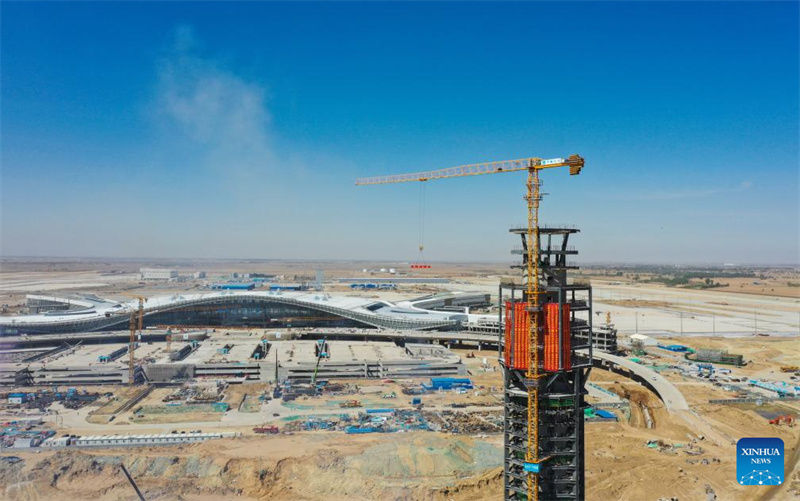 Gute Bau-Fortschritte beim neuen Flughafen im nordchinesischen Hohhot