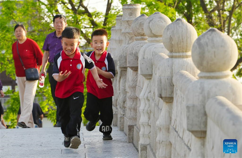 Ein Blick auf die malerische Zhaozhou-Brücke in Hebei