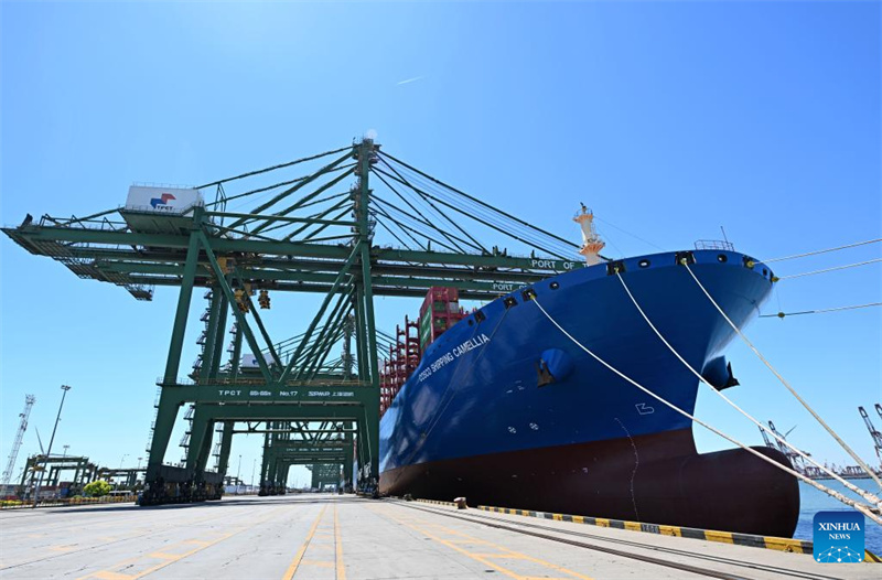 Neue Schifffahrtsroute zwischen Tianjin und der Ostküste der USA eröffnet