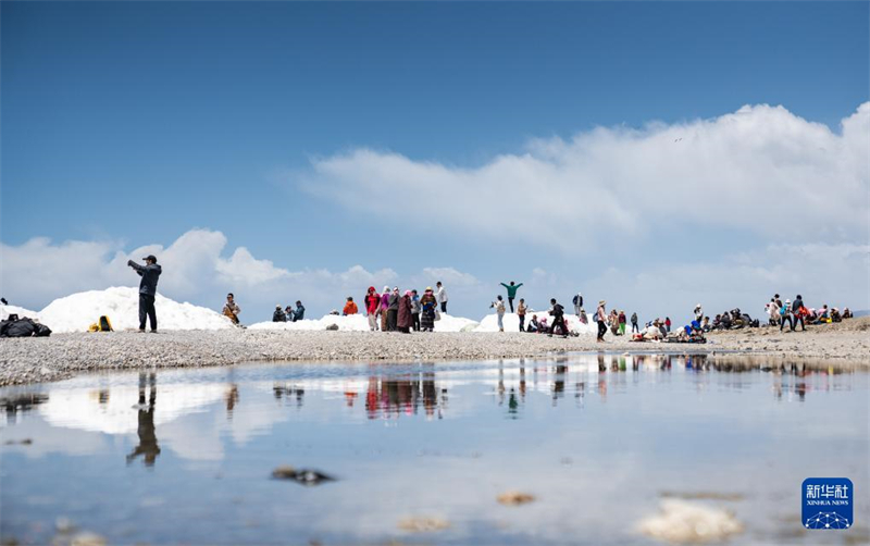 Der geschmolzene Namtso-See in Xizang begrüßt die kommende Tourismushochsaison