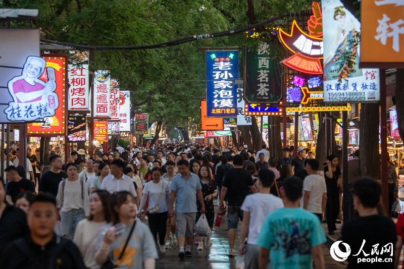 Wie schön ist Xi’an bei Nacht?