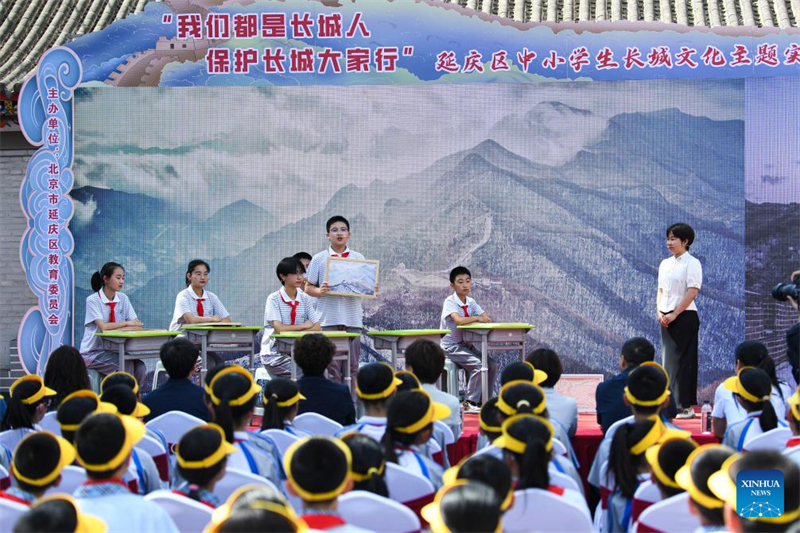 Dorf in Beijing entwickelt eine Tourismusindustrie auf Grundlage der Großen Mauer