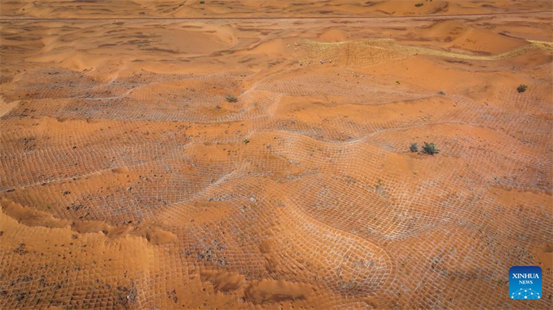 Innovative Werkzeuge und Technologien haben in Nordwestchina zur Kontrolle und Aufforstung der Sandwüste beigetragen