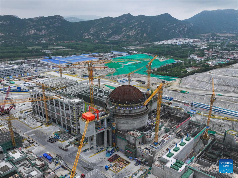 Bau von Block 8 des Kernkraftwerks Tianwan läuft