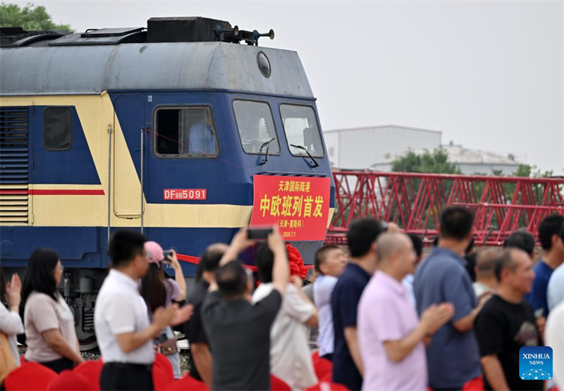 Nordchinas Tianjin eröffnet China-Europa-Güterzugstrecke