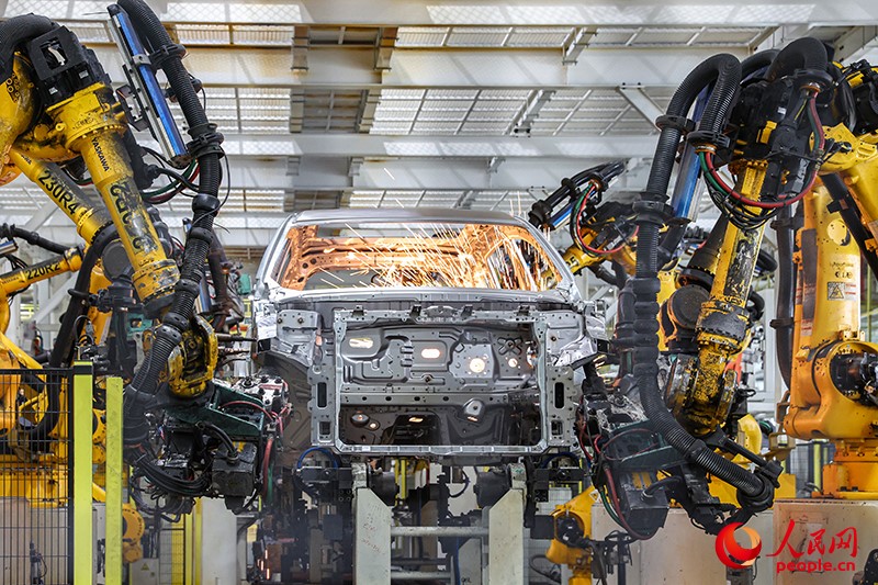 Robotische Fabrik von Chery Auto treibt Chinas Automobilindustrie voran und stellt Verkaufsrekord auf