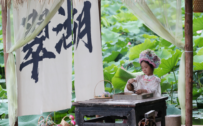 Kunming: 12. Lotusblumenausstellung im Cuihu-Park eröffnet