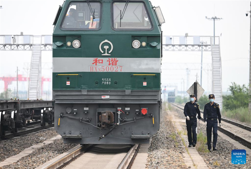 Im Containerbahnhof Manzhouli 2.327 Güterzugfahrten zwischen China und Europa umgeschlagen