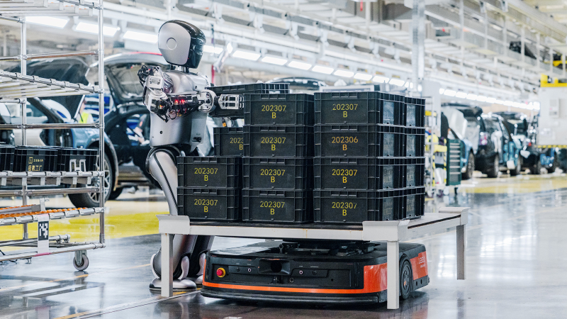 Einführung von humanoidem Roboter in Zeekr 5G Smart Factory