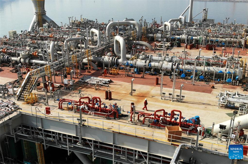 Größte in China gebaute internationale Offshore-Ölplattform ausgeliefert