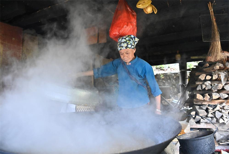 Traditionelles Dorf Nayan: Ein Schatz der Zhuang-Kultur