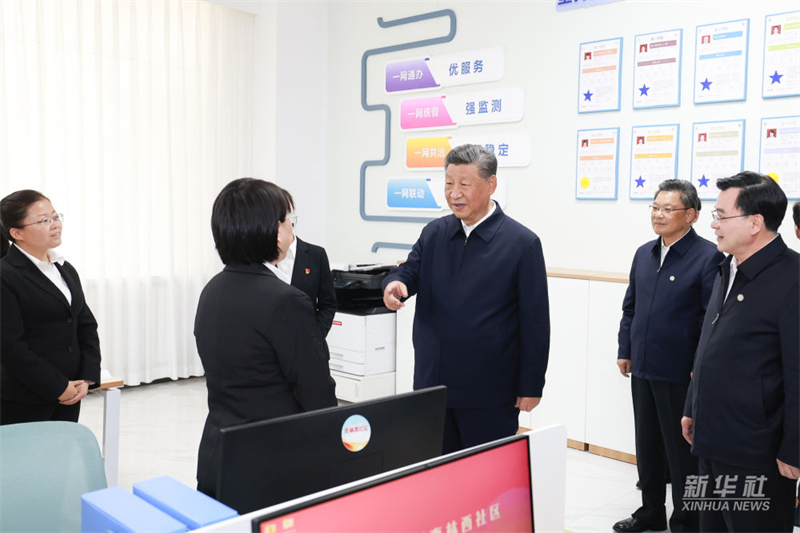 Xi Jinping besucht Lanzhou