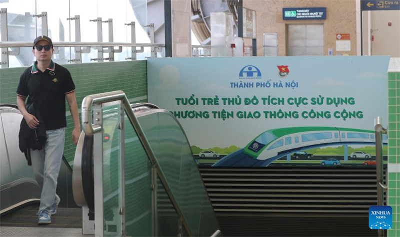 Einblicke in die von China gebaute Hochbahn in Vietnams Hanoi