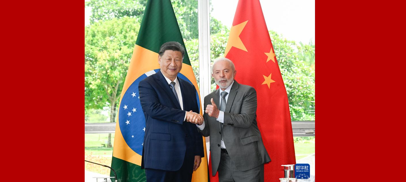 Xi Jinping spricht mit brasilianischem Präsidenten