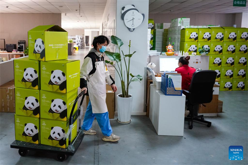 Chinas innovatives Panda-Spielzeug findet weltweit Anklang