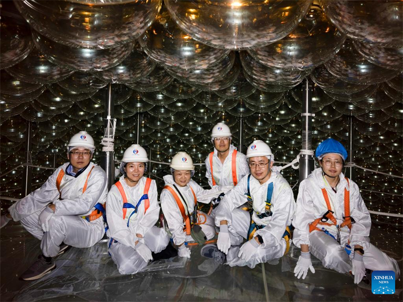 China baut unterirdisches Neutrino-Observatorium