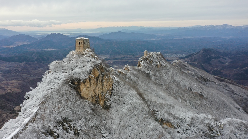 Winterzauber an der Großen Mauer von Jinshanling