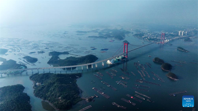 Längste Meeresbrücke in Guangxi für Verkehr freigegeben