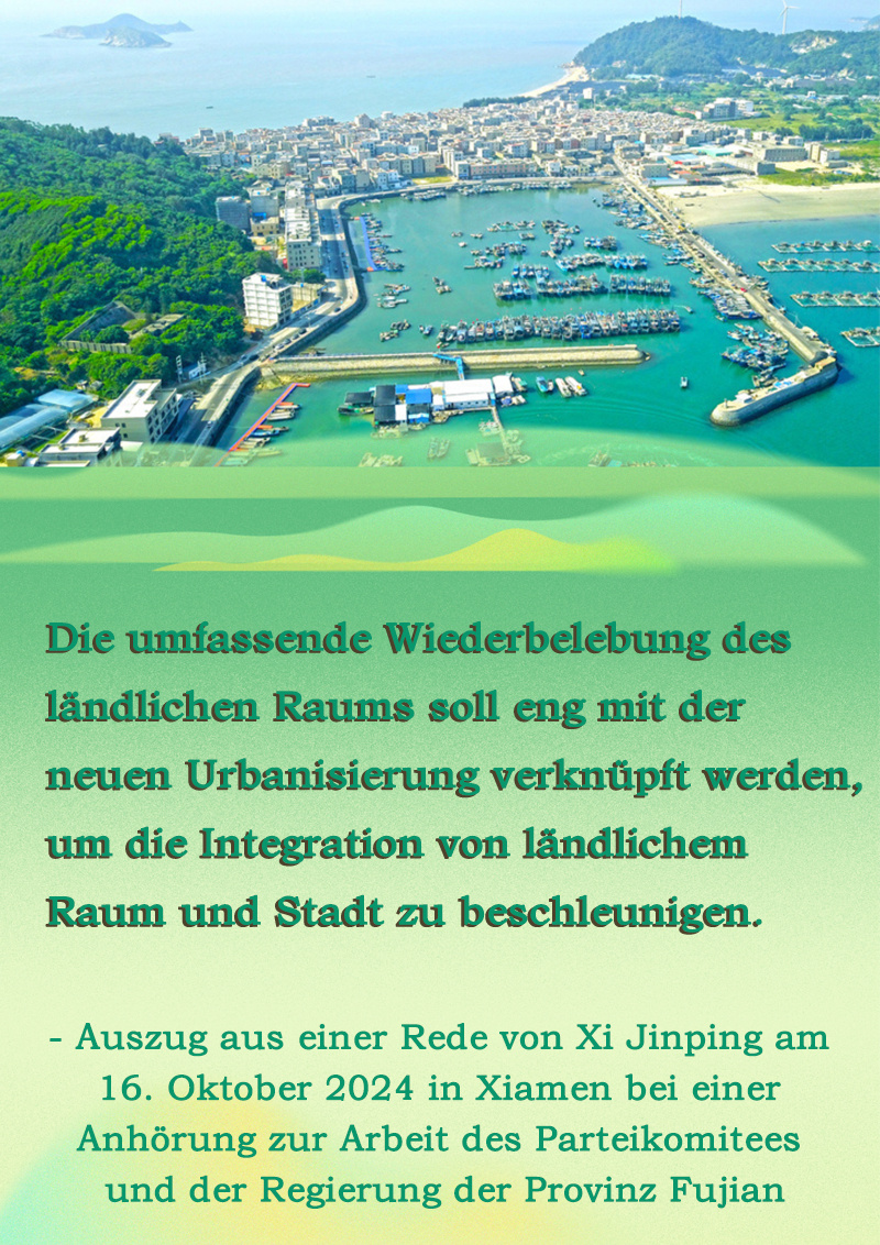 Aussagen von Xi Jinping über den Weg zur ländlichen Wiederbelebung in Fujian