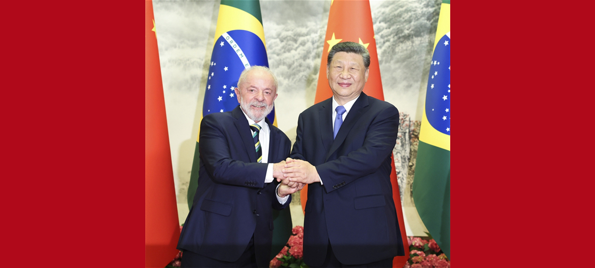 Xi Jinping trifft brasilianischen Präsidenten Luiz Inácio Lula da Silva
