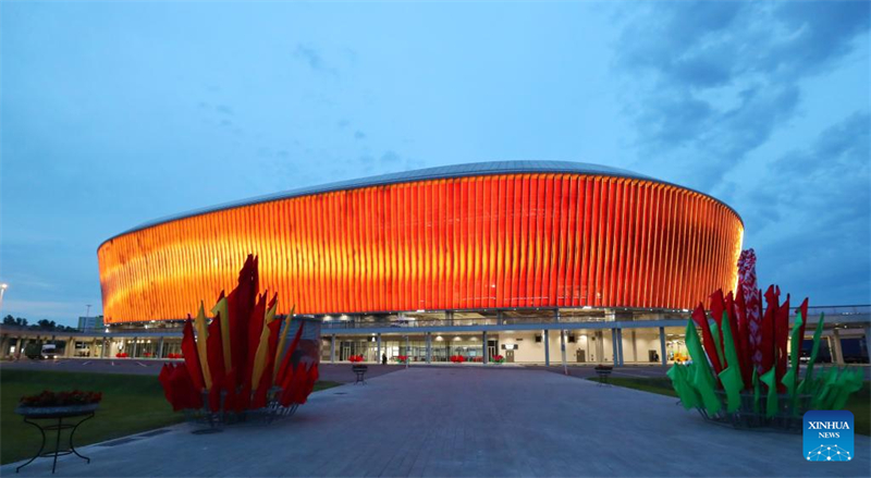 Mit chinesischer Unterstützung gebautes Fußballstadion in Minsk eröffnet