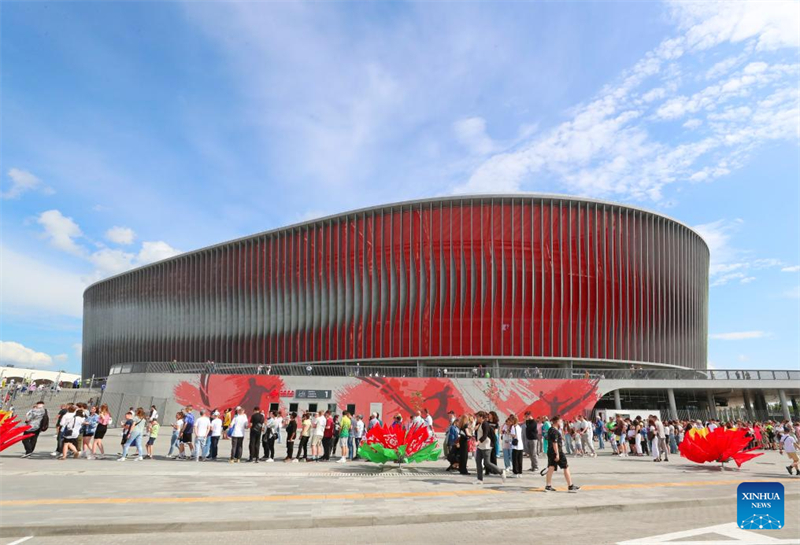 Mit chinesischer Unterstützung gebautes Fußballstadion in Minsk eröffnet