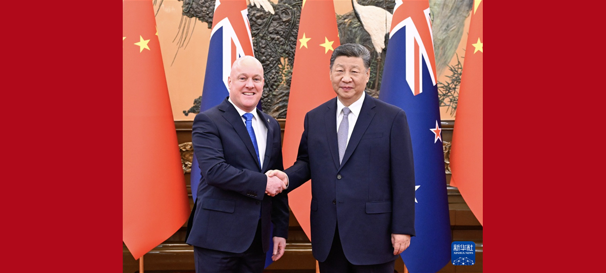 Xi Jinping trifft neuseeländischen Premierminister