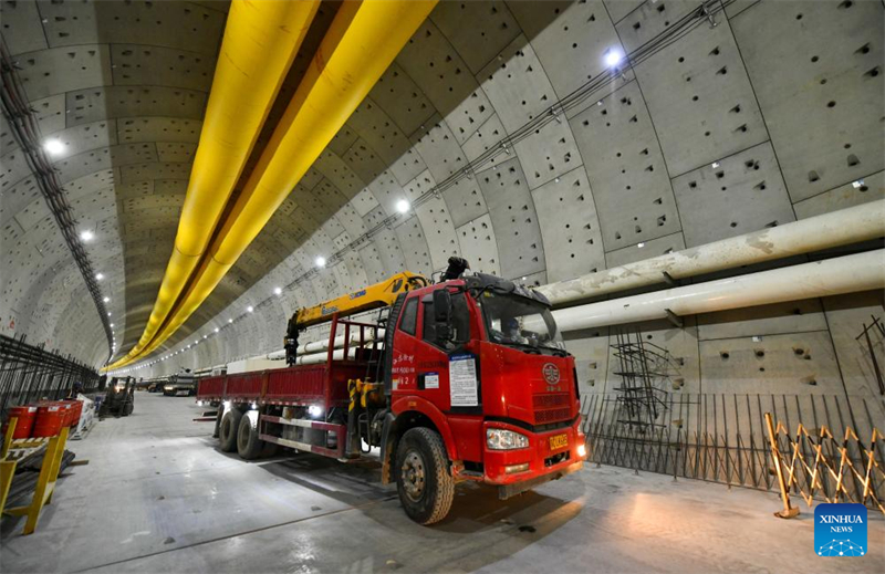 Aushubarbeiten am Gelben Fluss-Abschnitt des Tunnels der Huanggang Road abgeschlossen