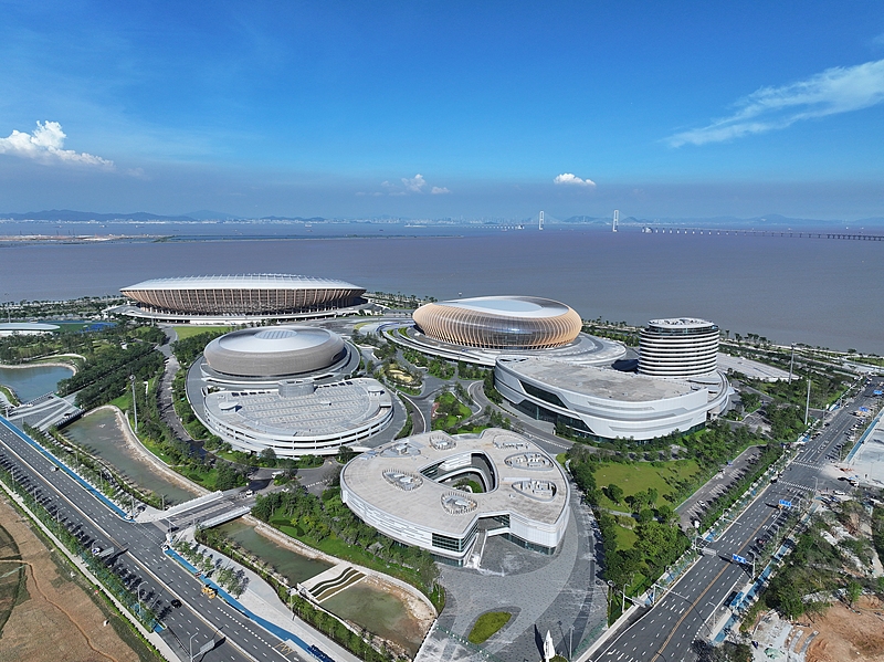 Sportzentrum der Greater Bay Area in Guangzhou feiert Eröffnung