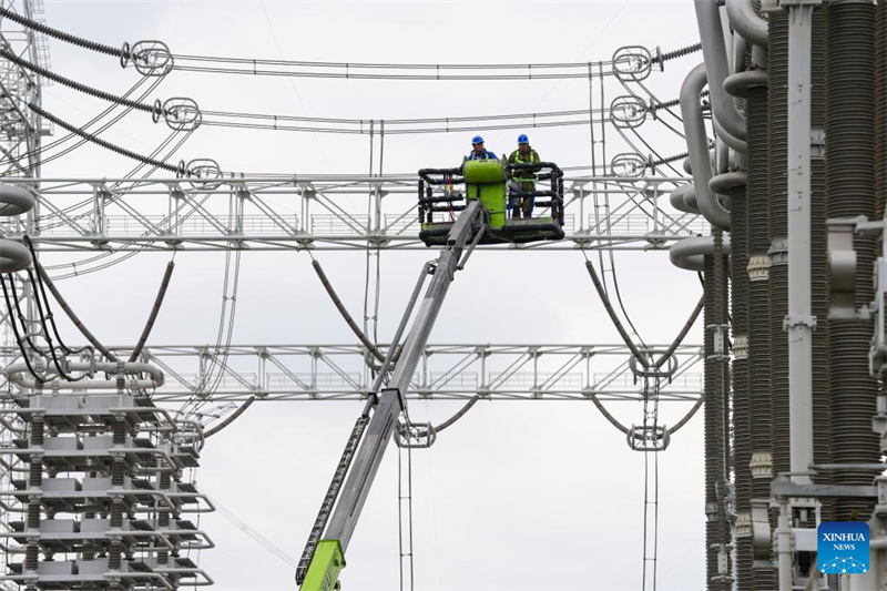Siebentägige Wartungsarbeiten an der Konverterstation Guquan in Xuancheng in Anhui