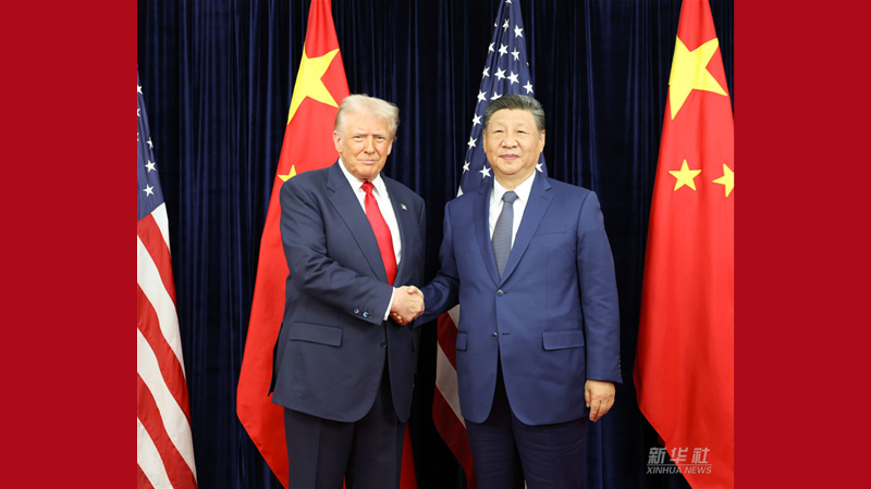 Xi Jinping und Trump führen Gespräch in Busan